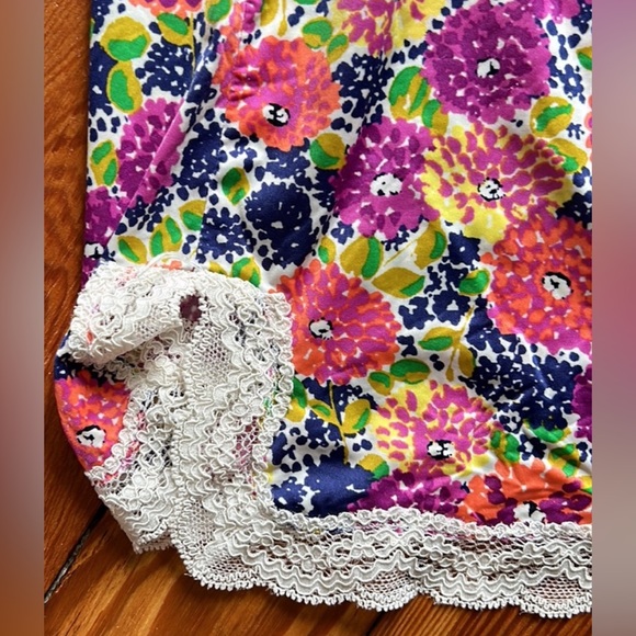 Kensie Slip Dress Small Floral Sleepwear Nightgown PJ’s STRAPPY Short Gown - Picture 4 of 6